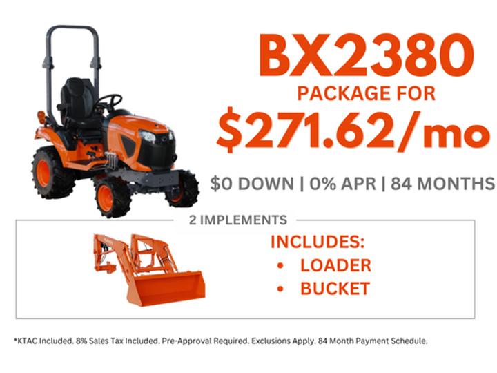 BX2380 Tractor Package