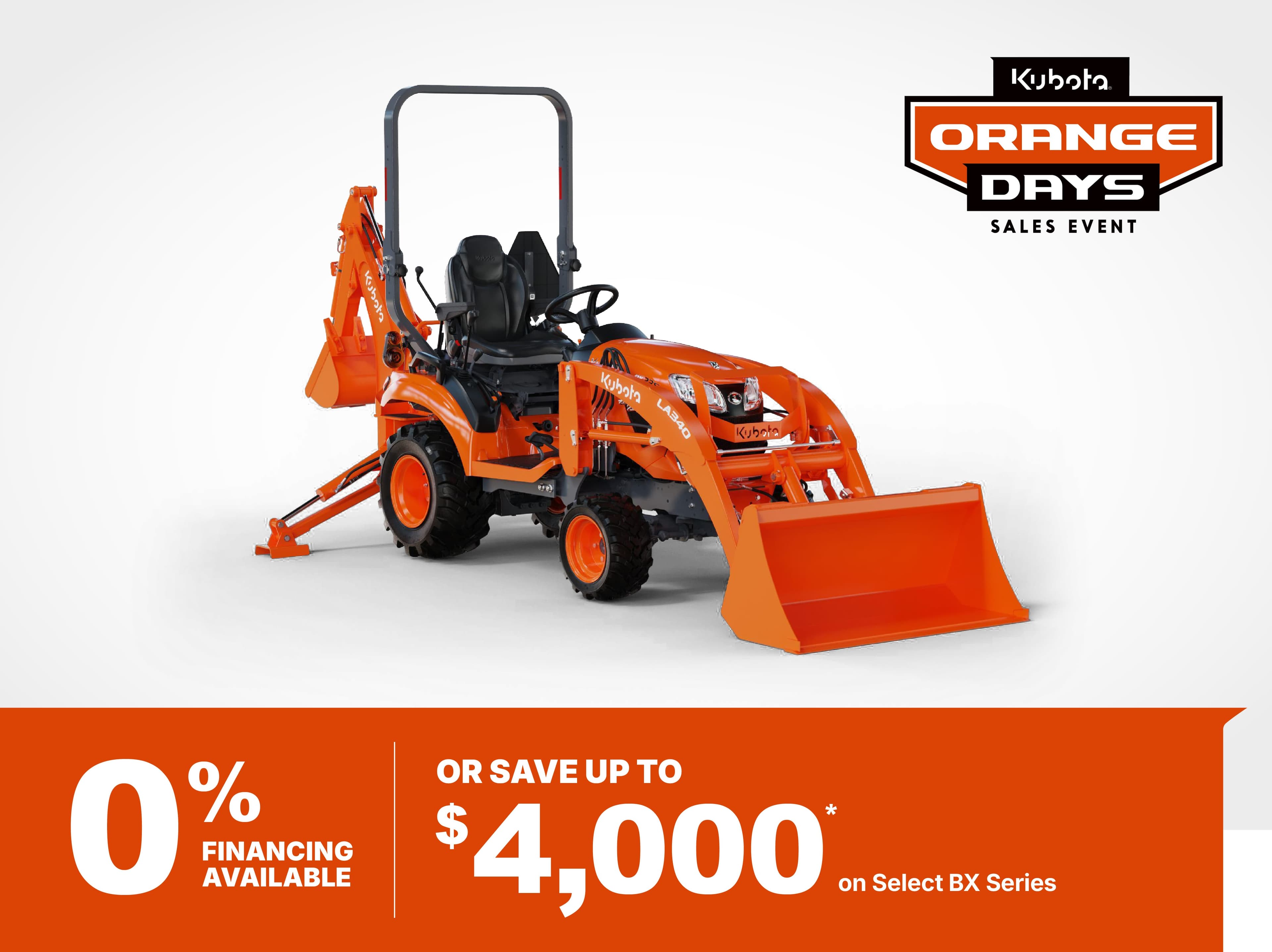 Save on BX Series Tractors Save on BX Series Tractors
